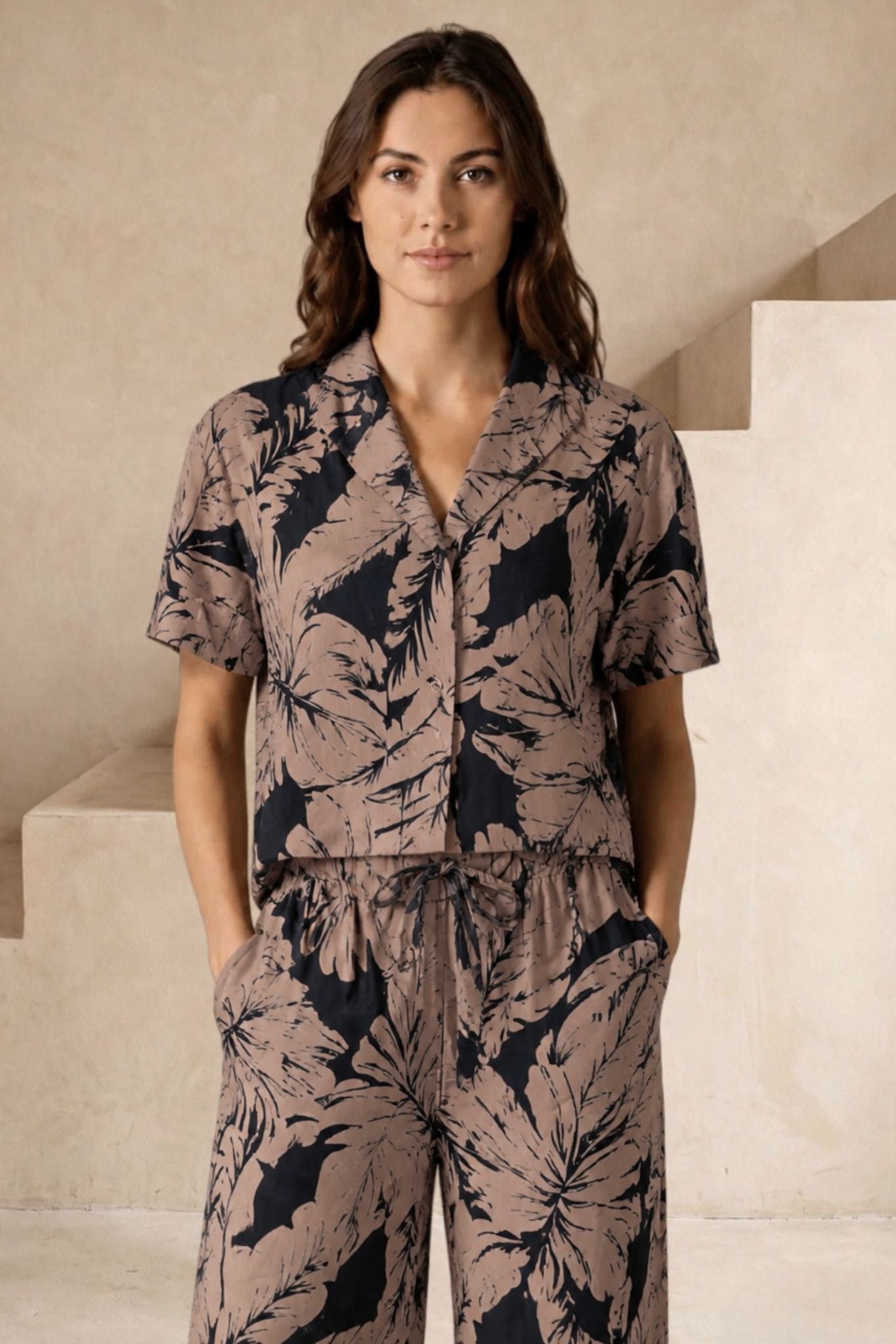 Eugenia Short Sleeve Linen Shirt