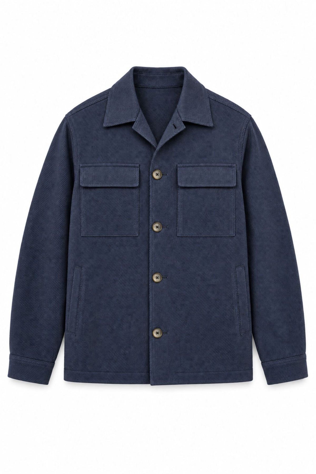 Aspen 12179 Vallorani Men's Wool overshirt Blue