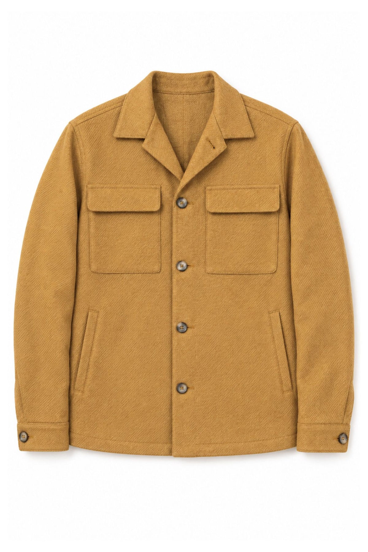 Aspen 12927 Vallorani Men's Wool overshirt Yellow